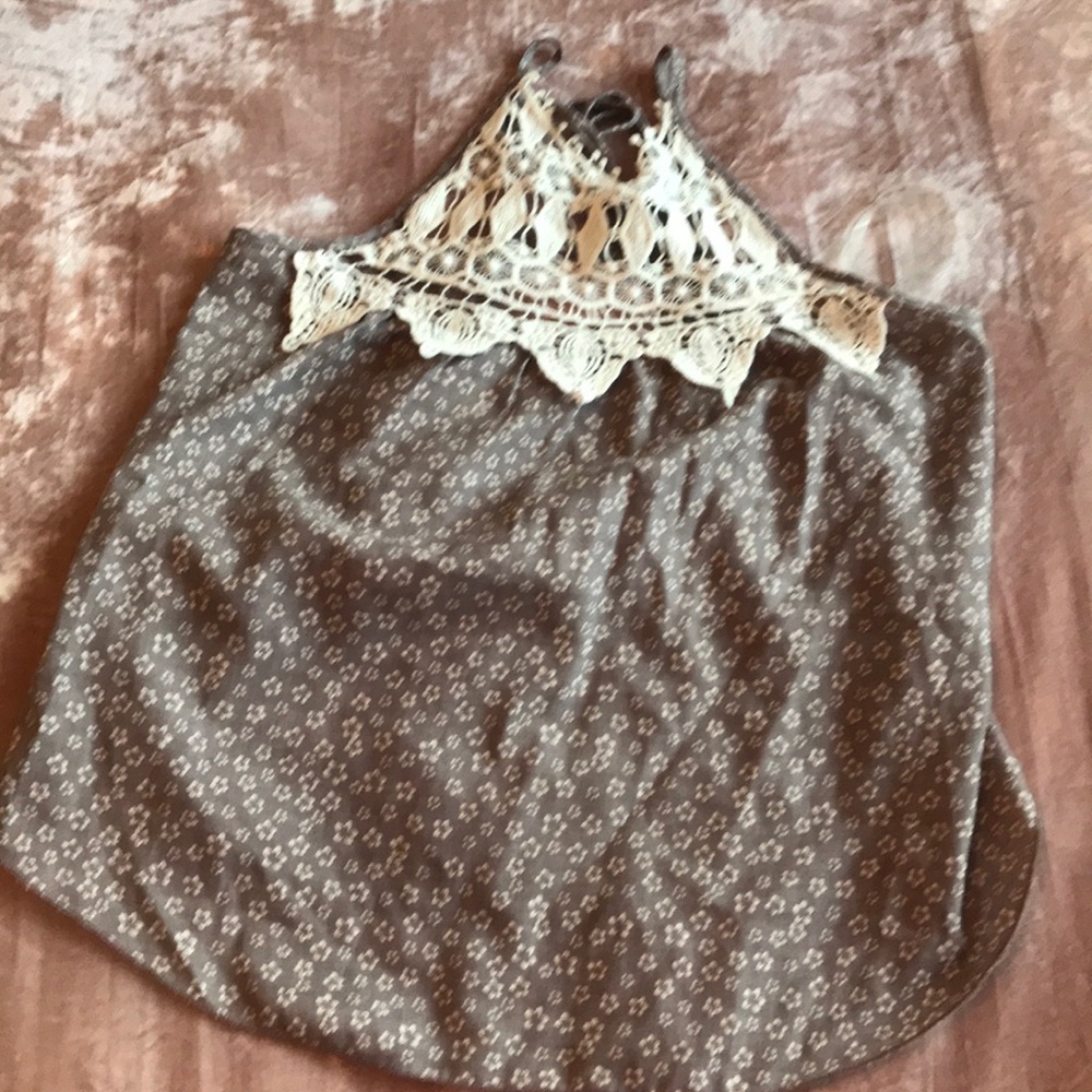 Grayish taupe tank